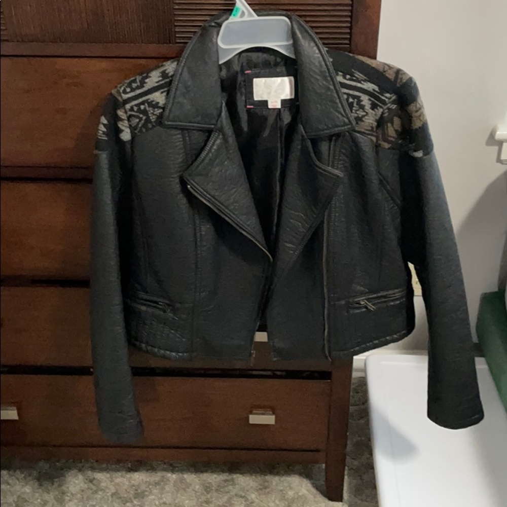 Leather jacket